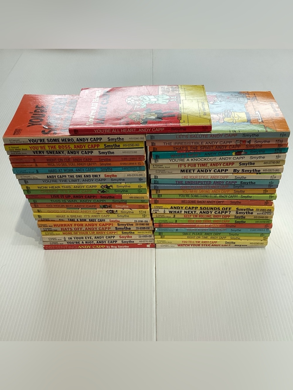 Vintage Andy Capp Paperback Lot - Colorful Multi-Title Set